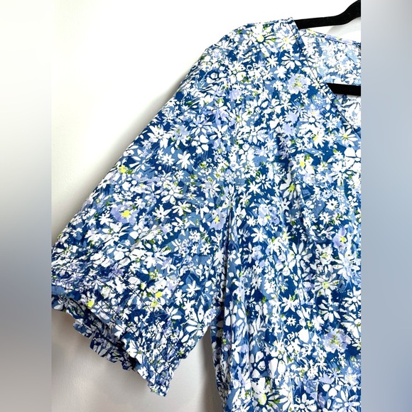 LANE BRYANT Women’s Plus Size Floral Peplum Top Size 18 - Picture 6 of 8